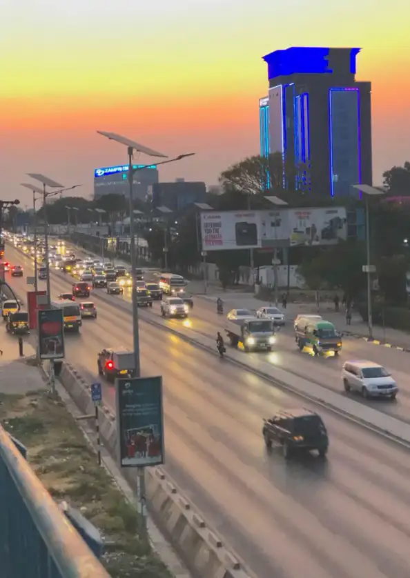 Lusaka Street Evening View