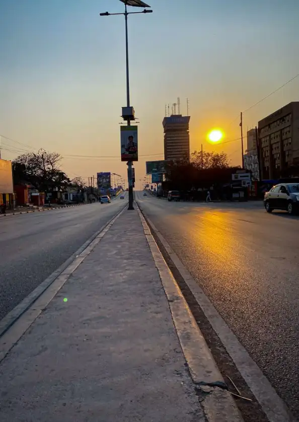 Lusaka Street Evening View