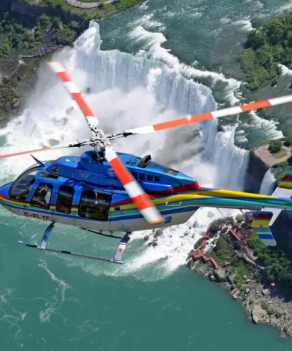 Helicopter Flight Over The Falls Return
