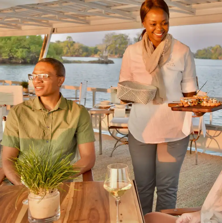 Zambezi Sunset Cruise Food